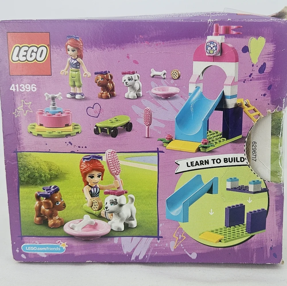 LEGO Friends Puppy Playground 41396 Retired Set Complete 57 Pieces
